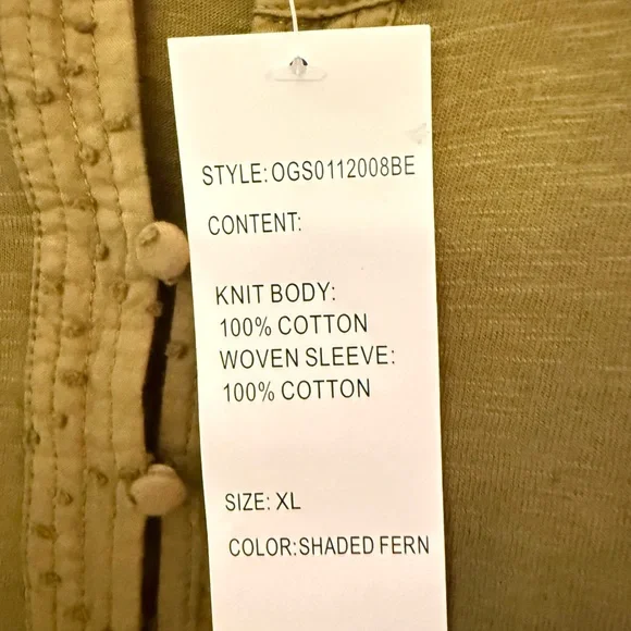 Design History Forest Green Buttoned Blouse - Picture 2 of 2